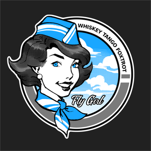 Fly Girl - Whiskey Tango Foxtrot - Women’s fitted t-shirt