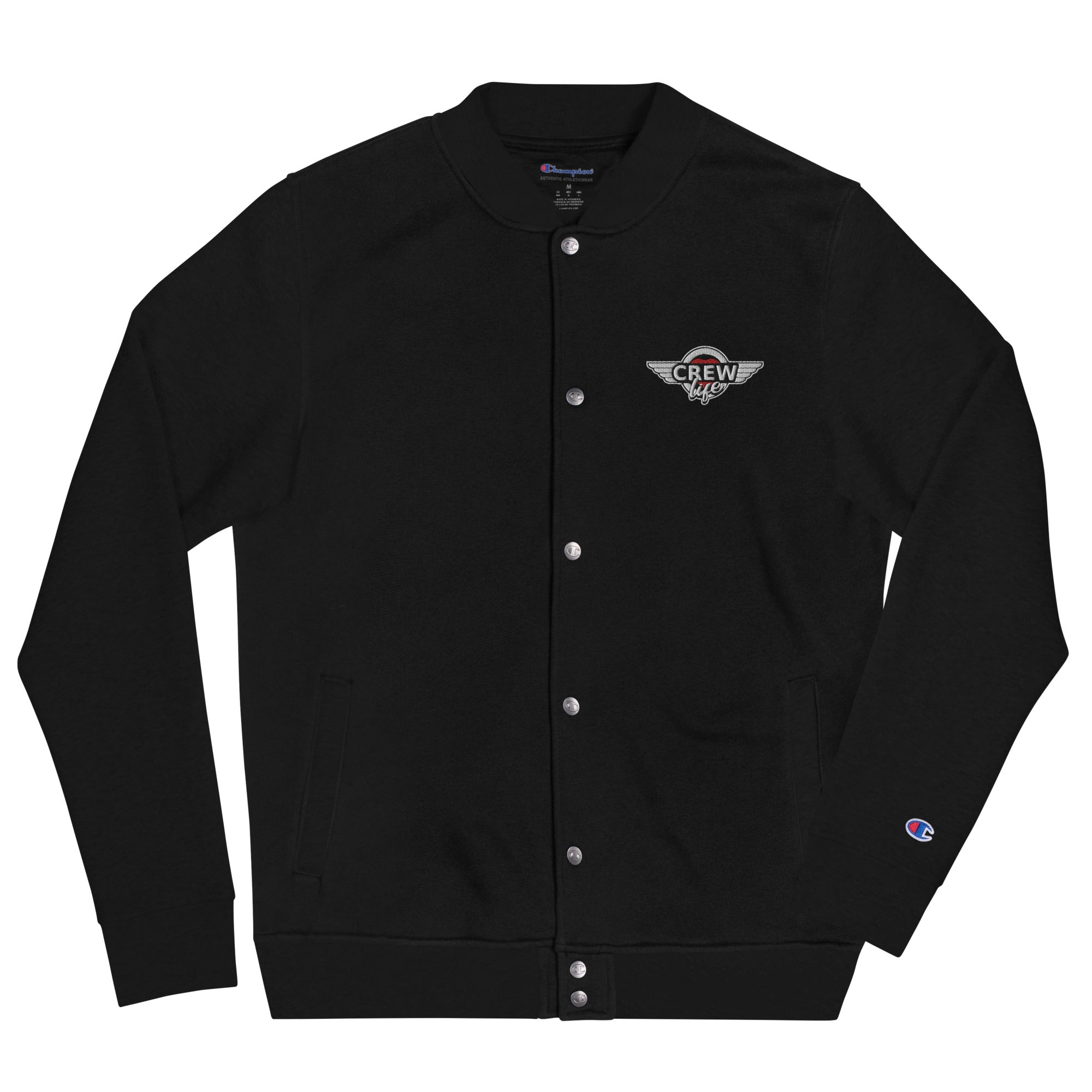 Crew Life - Embroidered Champion Bomber Jacket