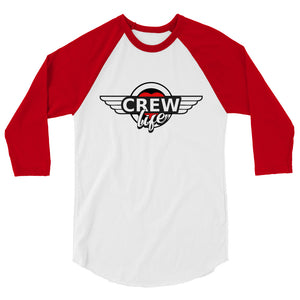 Crew Life - 3/4 sleeve raglan shirt