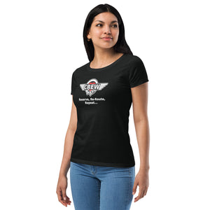 Crew Life - Reserve, Re-Route, Repeat - Women’s fitted t-shirt